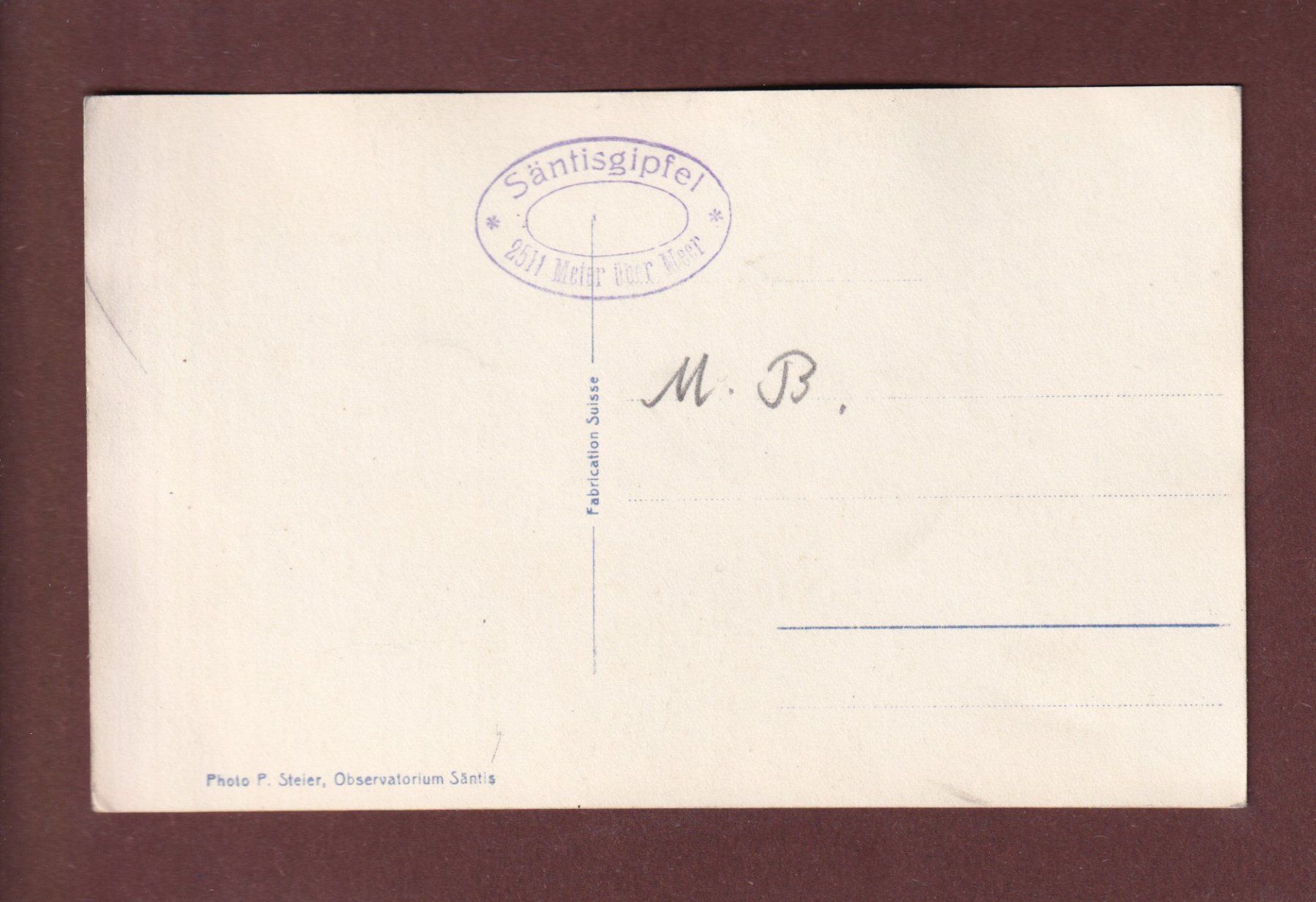 Cartoline postali: Blick nach Südwest vom SÄNTIS – Usato da Pully venduto da nicecards-shop 1