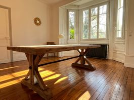 Massiver Bauerntisch ÉTOILE – Antike Eiche