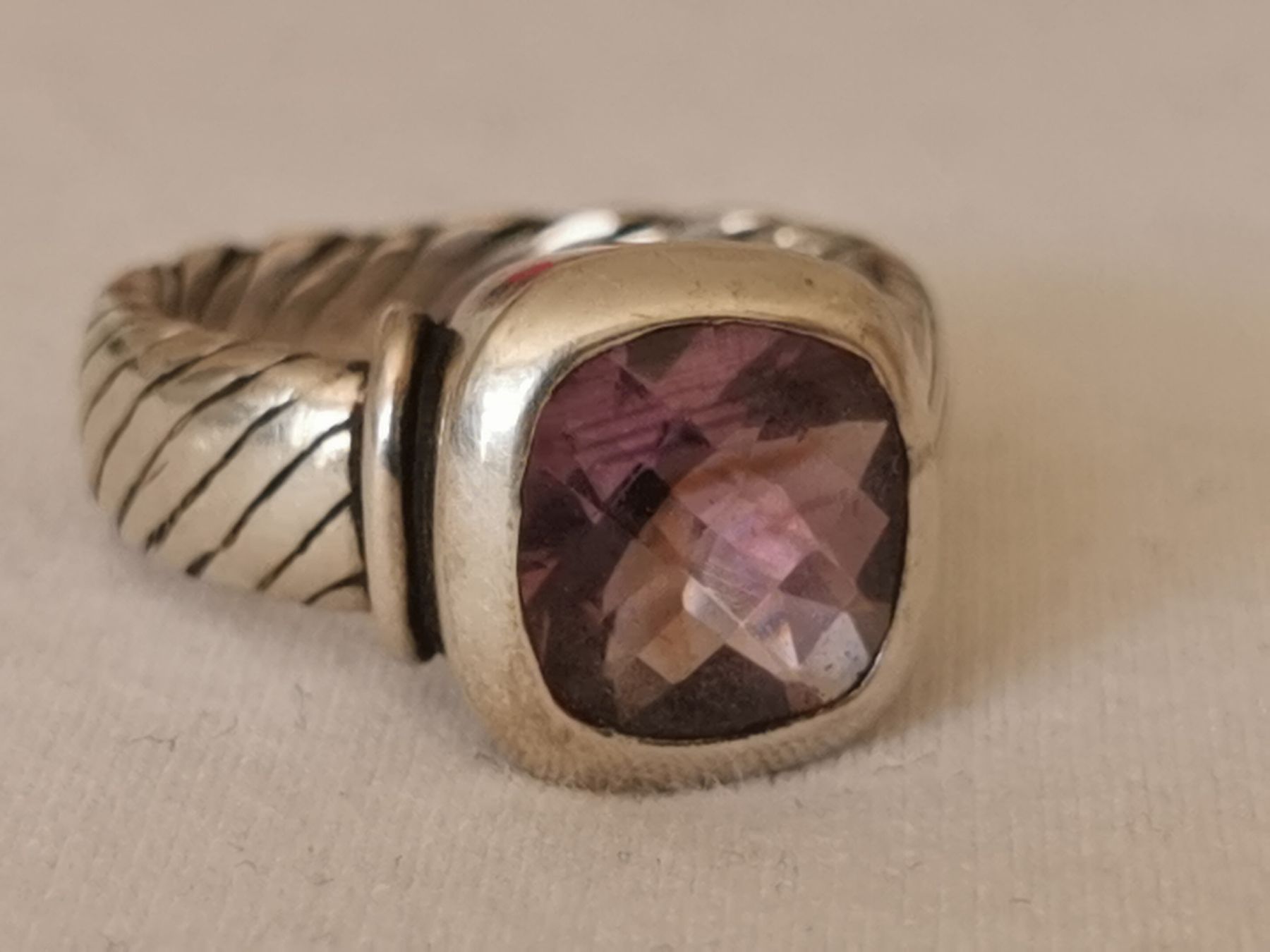 Bagues: Damen Silber Ring mit Amethyst  – Neuf (Voir description) à Schlieren par vlalif 4
