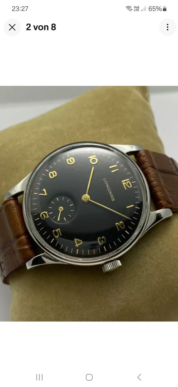 Bracciali & Braccialetti: Longines Black Dial Heritage – Nuovo (secondo la descrizione) da Bassersdorf venduto da wedam1981