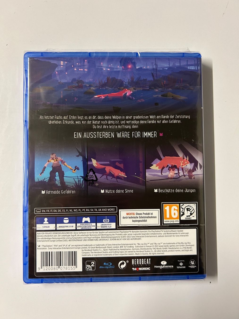 Sony Giochi: Endling-Extinction is Forever PS4 Neu/OVP – Nuovo e nell'imballaggio originale da Wangen an der Aare venduto da SG94 1