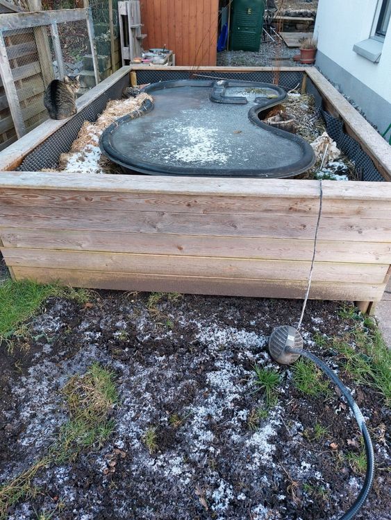 Hochbeet mit robustem Gartenteich aus GFK Kaufen auf Ricardo