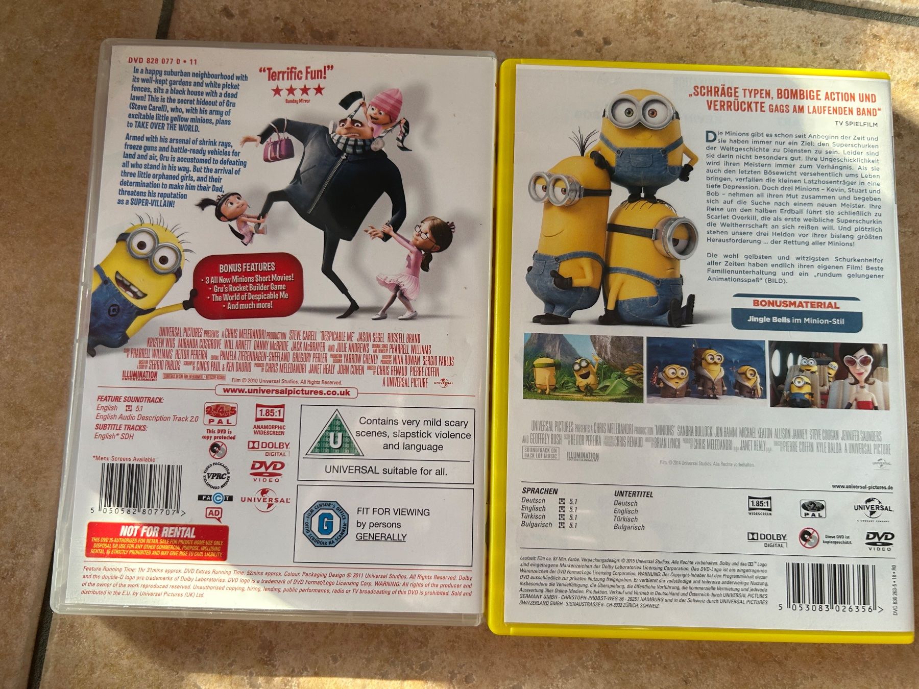 Alle DVDs: DVD Set: Despicable Me & Minions – Gebraucht aus Oberkulm von angela_05 1