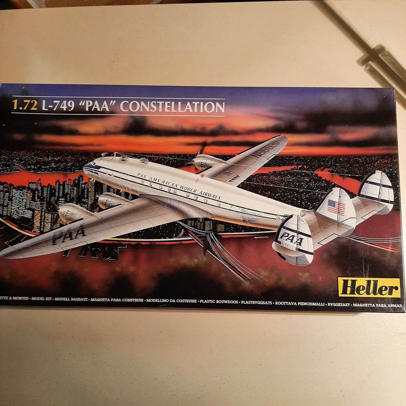 Lockheed Modellbausätze & Standmodelle: 2528 ... Lockheed C-749 Constellation ... Heller 80381 – Neu (gemäss Beschreibung) aus Bonstetten von Benibanny59