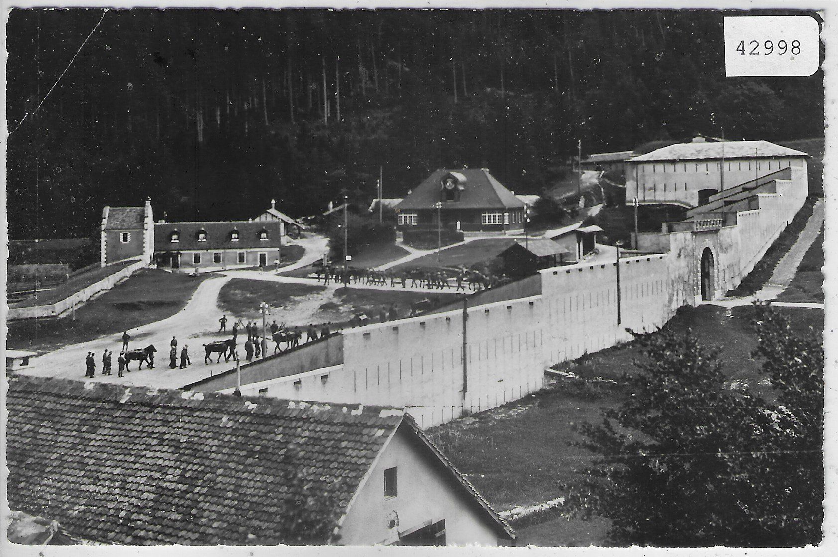 Cartoline postali: Festung Luziensteig - animee belebt – Difettoso da Ettingen venduto da Kartenplanet