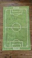Fussballteppich Spielteppich Kinderzimmer grün und flauschig