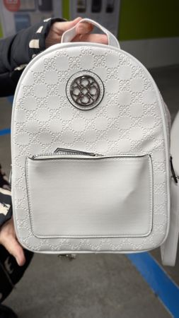 Weisser Rucksack