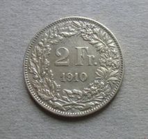 ++ 2.- Franken 1910, gute Erhaltung