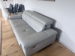 Canapé électrique en cuir