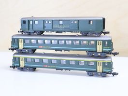 ARNOLD 3 x SBB Personenwagen Set - Spur N