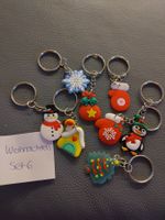 8 Schlüsselanhänger Weihnachten Schneemann neu set 6