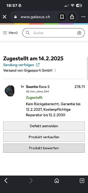 Smartwatch: Suunto Sportuhr – Usato da Hägglingen venduto da Ririmass 1