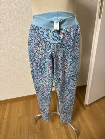 Tolle Calida Leggings Schlafhose Gr. XS Paisley Design