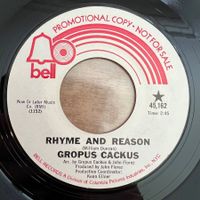 Gropus Cackus - Rhyme And Reason / US-Promo 1972