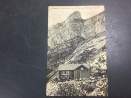 Antike Karte von der Glärnisch Hütte Kanton Glarus