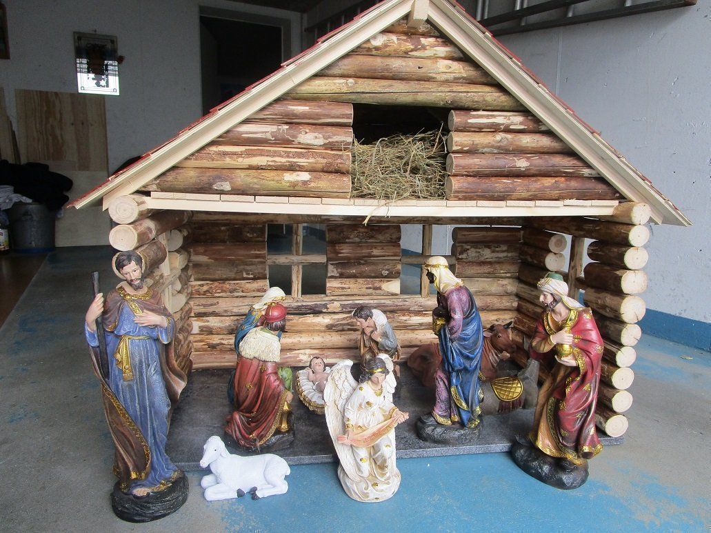 Articoli in legno: Krippe – Nuovo (secondo la descrizione) da Erlinsbach venduto da Bgig 1