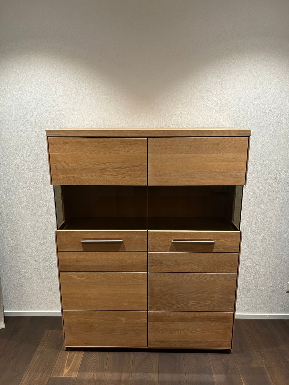 Armadi: Highboard/Vitrine in Eiche massiv – Usato da Widen venduto da SXR