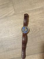 Tommy Hilfiger Herrenuhr "Dane" (1710376) – Blau/Gold/Leder