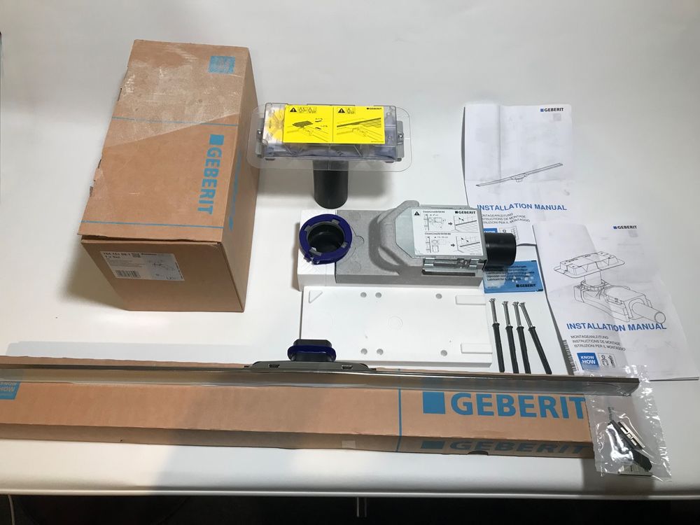 Geberit Duschenrinne mit Siphon, CleanLine | Kaufen auf Ricardo