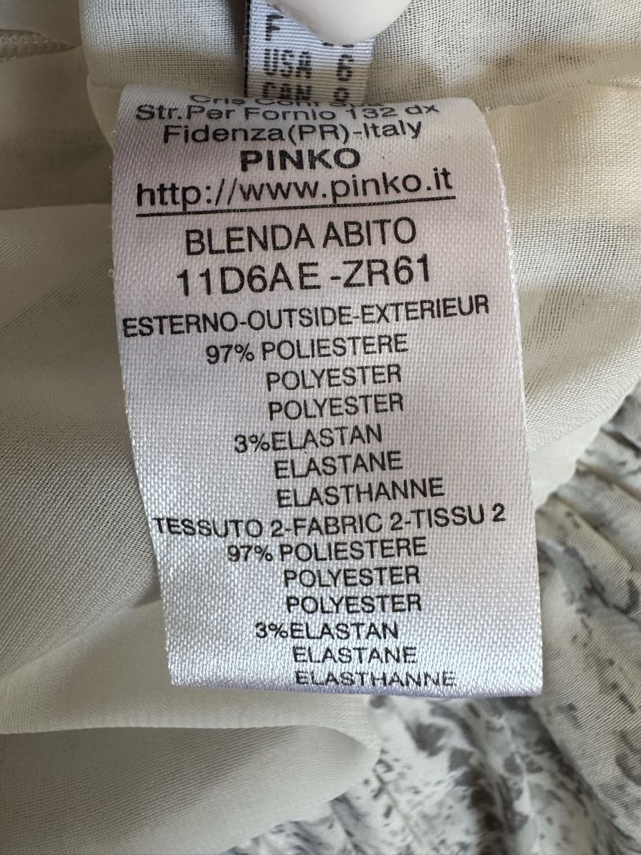 Pinko Vestiti: PINKO Robe à imprimé serpent, Taille 36 – Nuovo (secondo la descrizione) da Morges venduto da sandy069 7