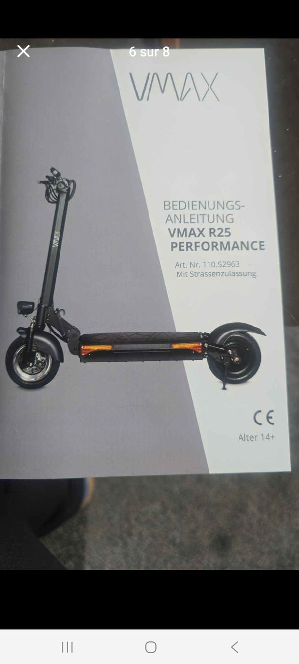 Biciclette: Trottinette électrique VMAX R25  – Nuovo (secondo la descrizione) da Cormondrèche venduto da yo1978 5