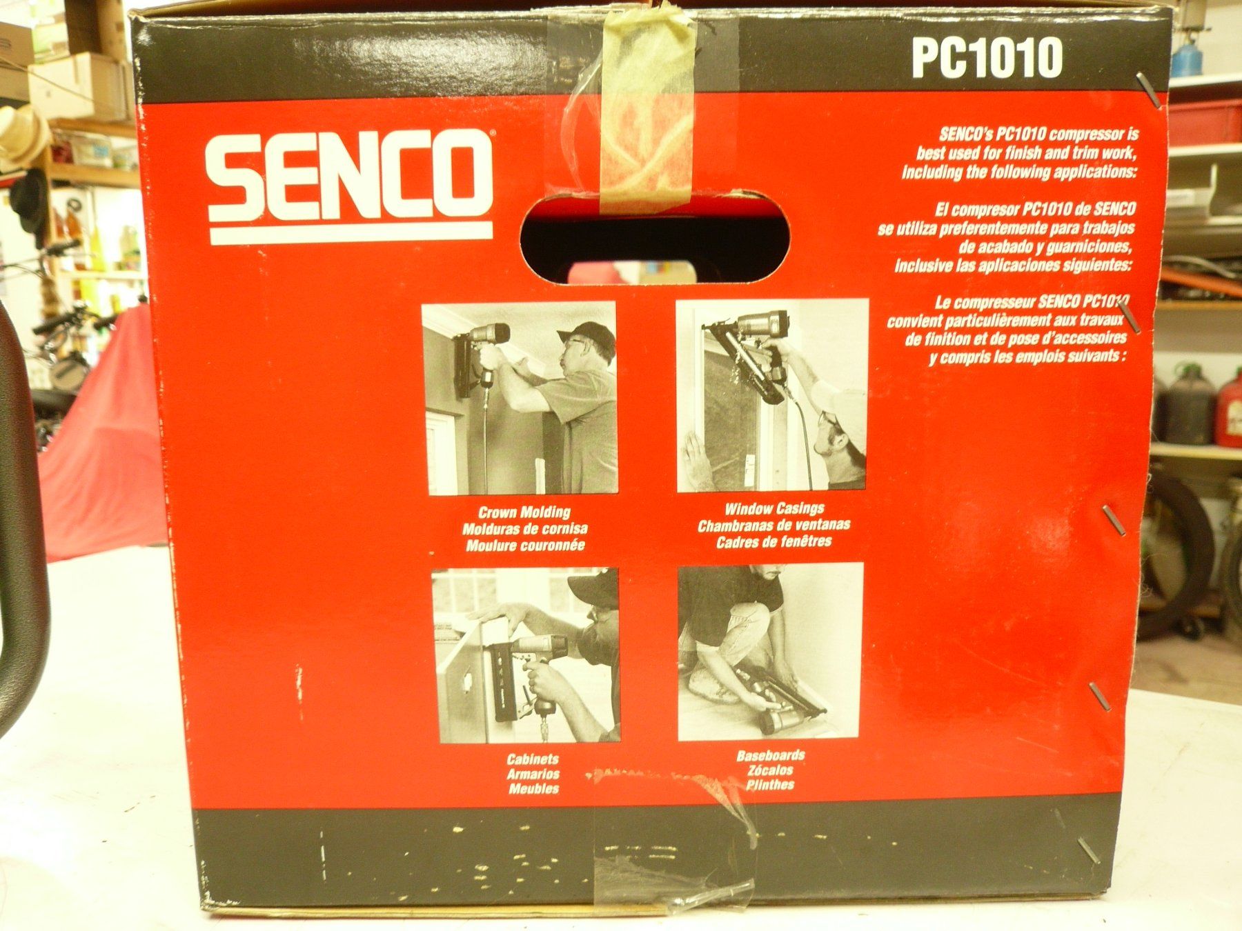Compressori: KOMPRESSOR SENCO 125D / PC1010 FÜR BAUSTELLE ODER AIRBRUSH – Nuovo e nell'imballaggio originale da Pfaffnau venduto da nolff 9