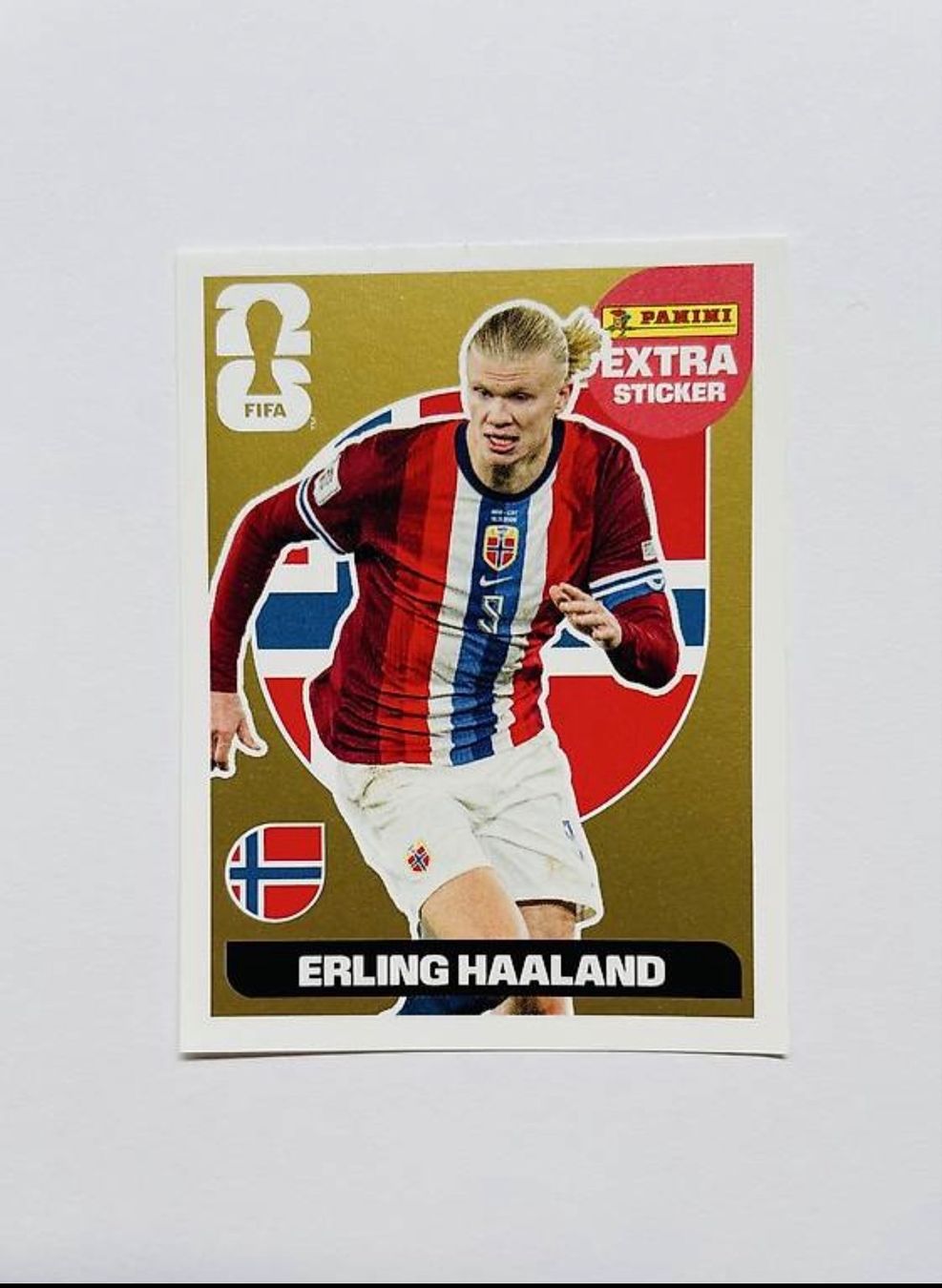 Panini Cartes à collectionner: Panini Extra Sticker Erling Haaland Gold – Neuf (Voir description) à Zürich par Yvo619