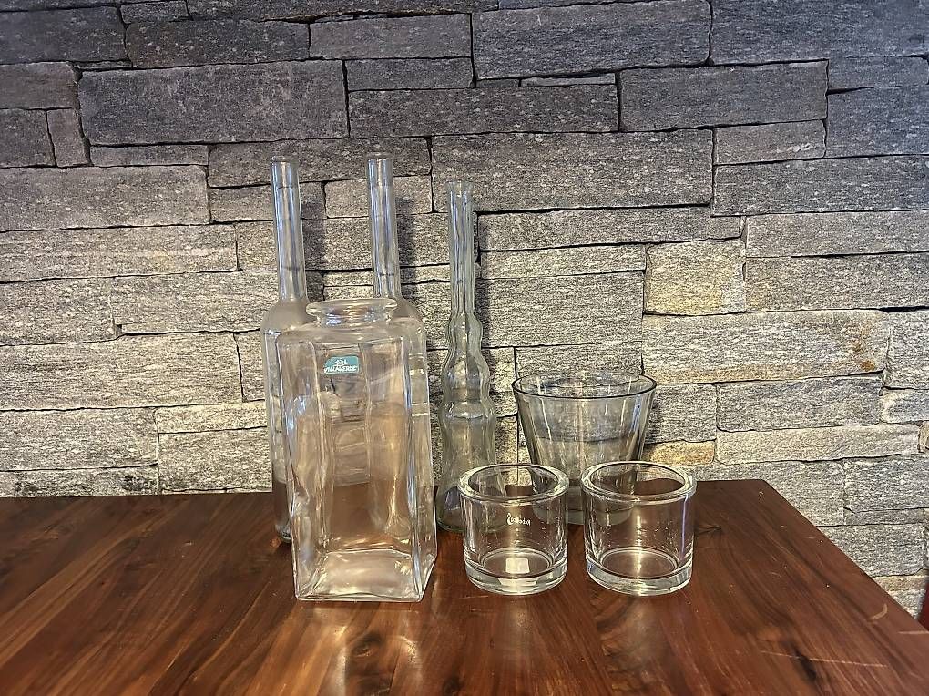 Vase & Récipients: Glasvasen – D'occasion à Saas Fee par michaberchtold
