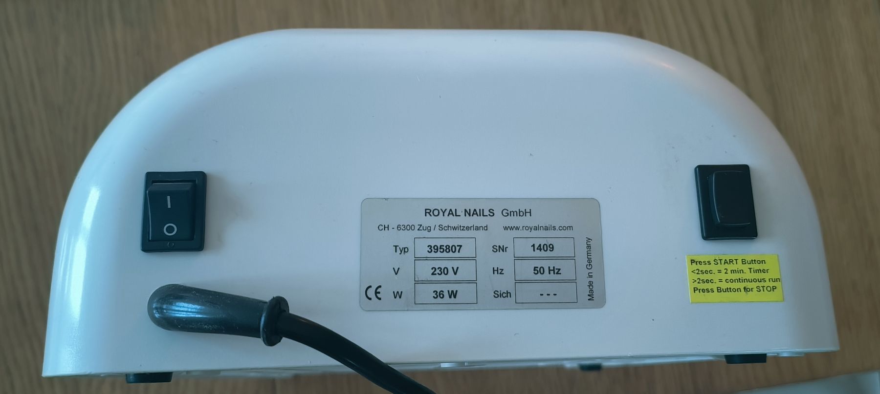 Unghie finte: UV-Lampe Royal Nails – Usato da Andelfingen venduto da nicoletta11 4