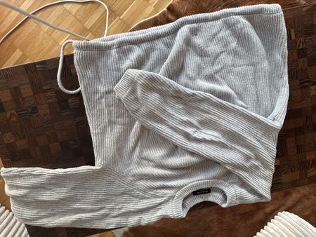 Massimo Dutti Strickpullover, hellgrau