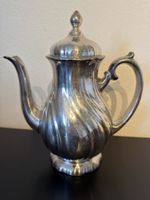 Kaffekanne versilbert Vintage Design, Top Zustand!