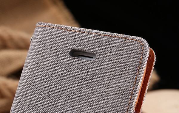 Samsung Covers & Schutzfolien: Samsung Galaxy S7 Edge Stoff-Lederetui / Grau – Neu und originalverpackt aus Arth von 100i 6