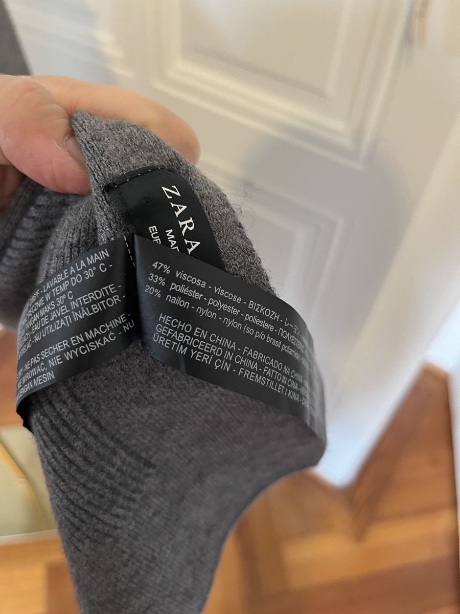 Zara Altro in Moda donna: Zara Grey Poncho Style Wrap, Soft & Warm – Usato da Mies venduto da nic_yk5d 3