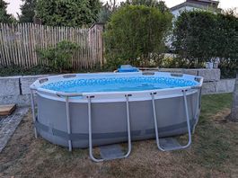 Bestway Frame Pool (305 x 200 x 84) mit Pumpe und Heizung