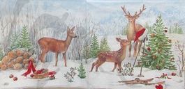 Serviette looking for santa 25x25 (w440) 2Stk.