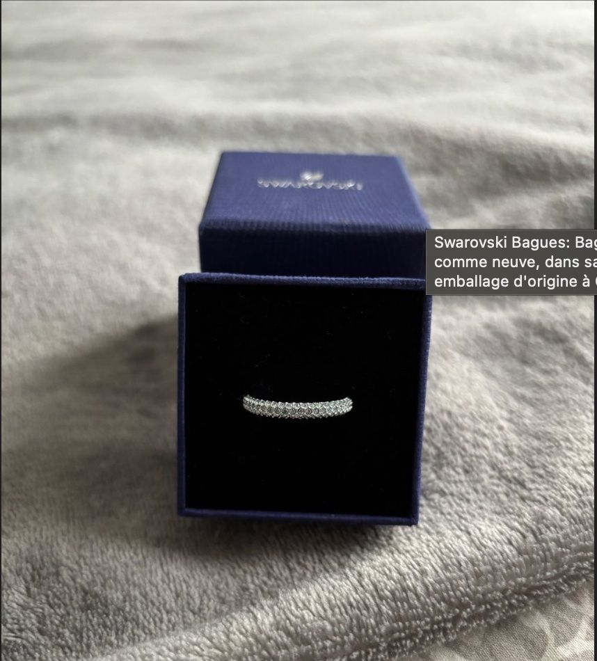 Swarovski Bagues: Bague Swarovski - taille 55 – Neuf avec emballage d'origine à Onex par ile_sf9n 2