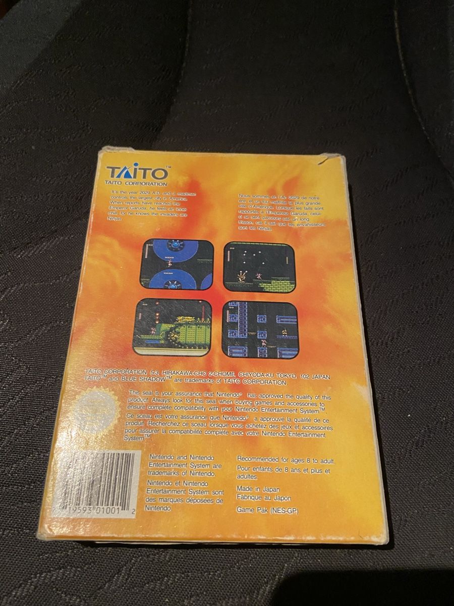 Nintendo Giochi: Blue Shadow Nes complet Nintendo – Usato da Lausanne venduto da sauvezretrogames 7