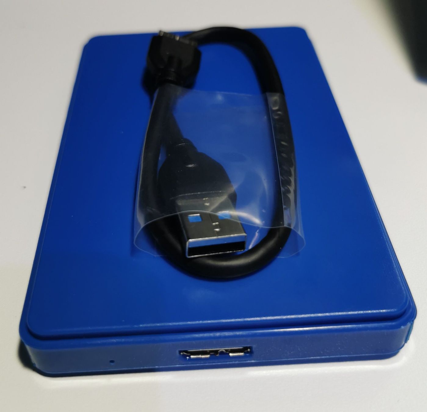 Dischi rigidi: Leergehäuse USB 3 2.5 Zoll blau – Nuovo e nell'imballaggio originale da Bremgarten b. Bern venduto da Vittorio0 1