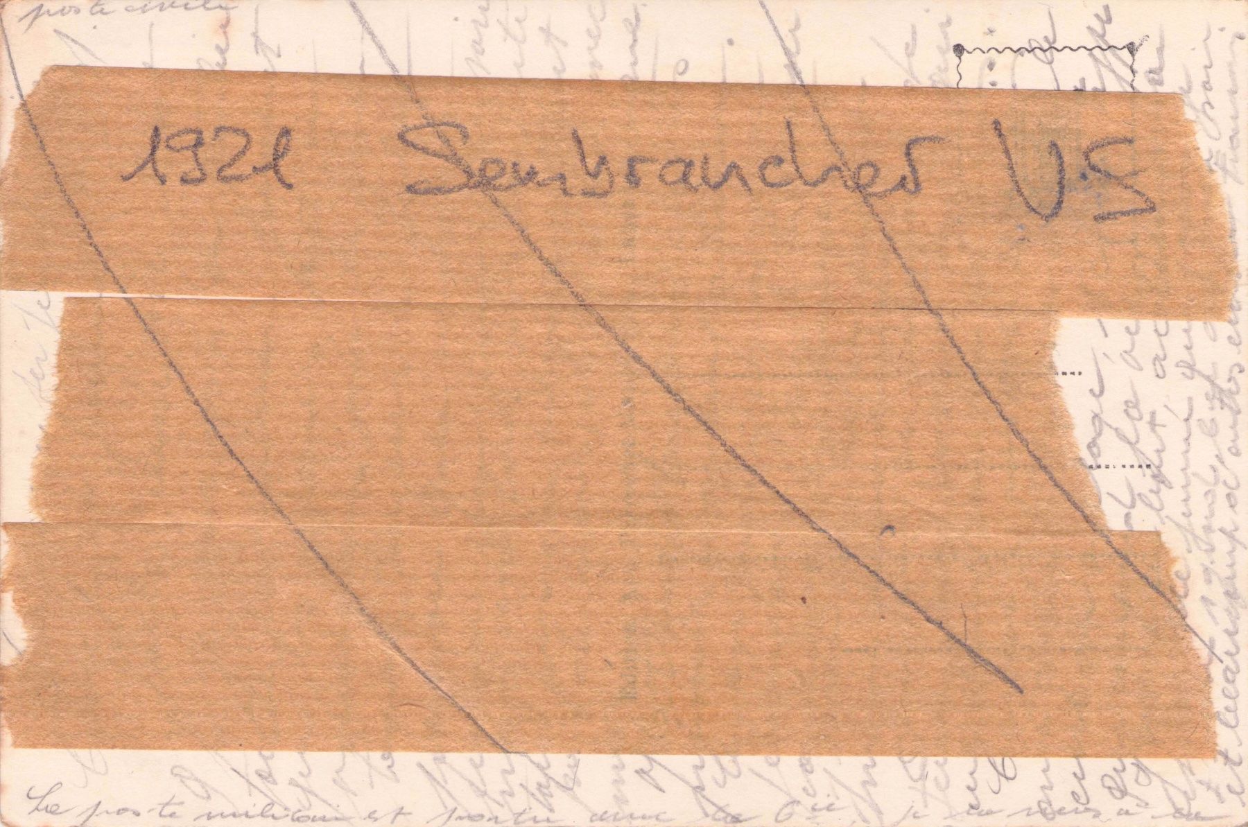 Cartoline postali: Sembrancher VS // 1921 Oldtimer St. Bernard village Dorf – Usato da Basel venduto da intermezzo12 1