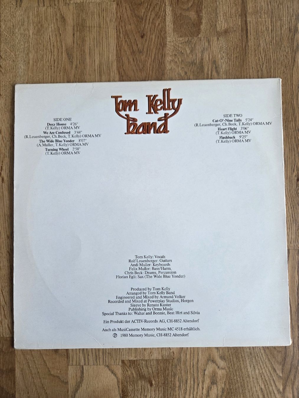 Dischi in vinile: LP Tom Kelly Band Breakdown – Usato da Lyss venduto da BMM74 1