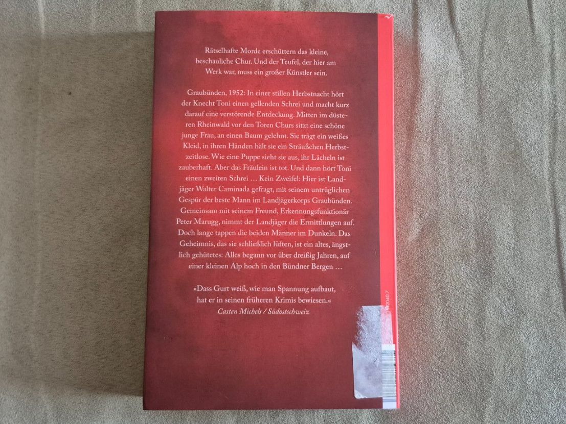 Bücher: Philipp Gurt, Der Puppenmacher – Gebraucht aus Eggersriet von Fredb 1