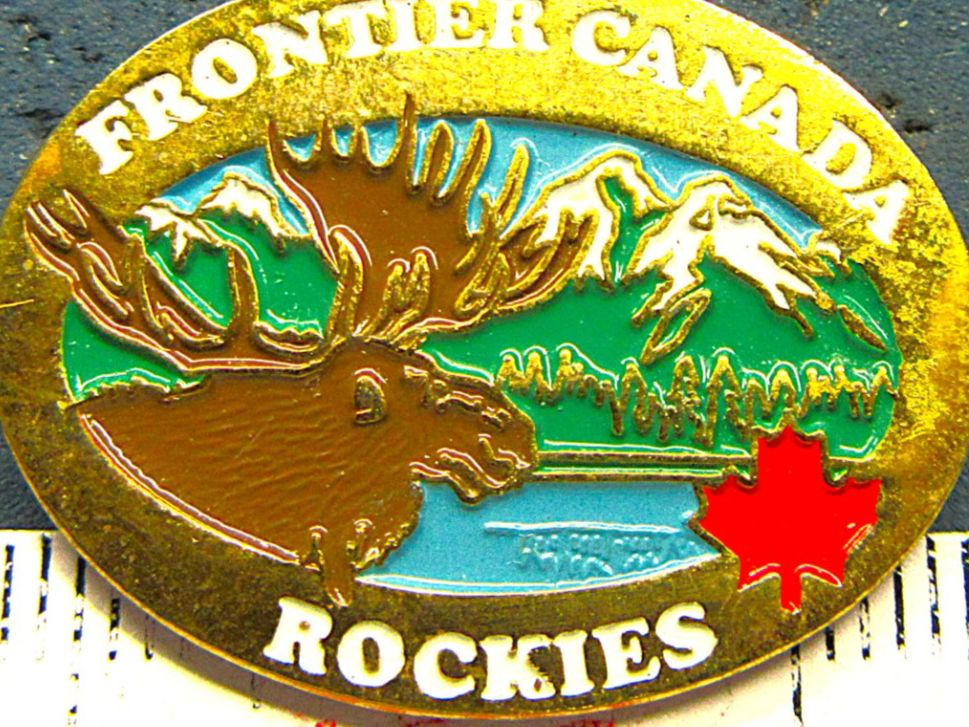 Placchette & Badge: FRONTIER CANADA ROCKIES ELCH PIN – Usato da Ettingen venduto da Hausi4711 1