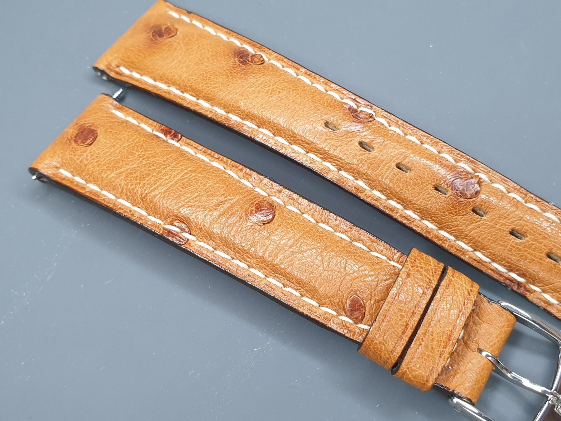 Armbänder & -reifen: Straussenleder Armband 18mm – Gebraucht aus Neyruz FR von Flyback 1