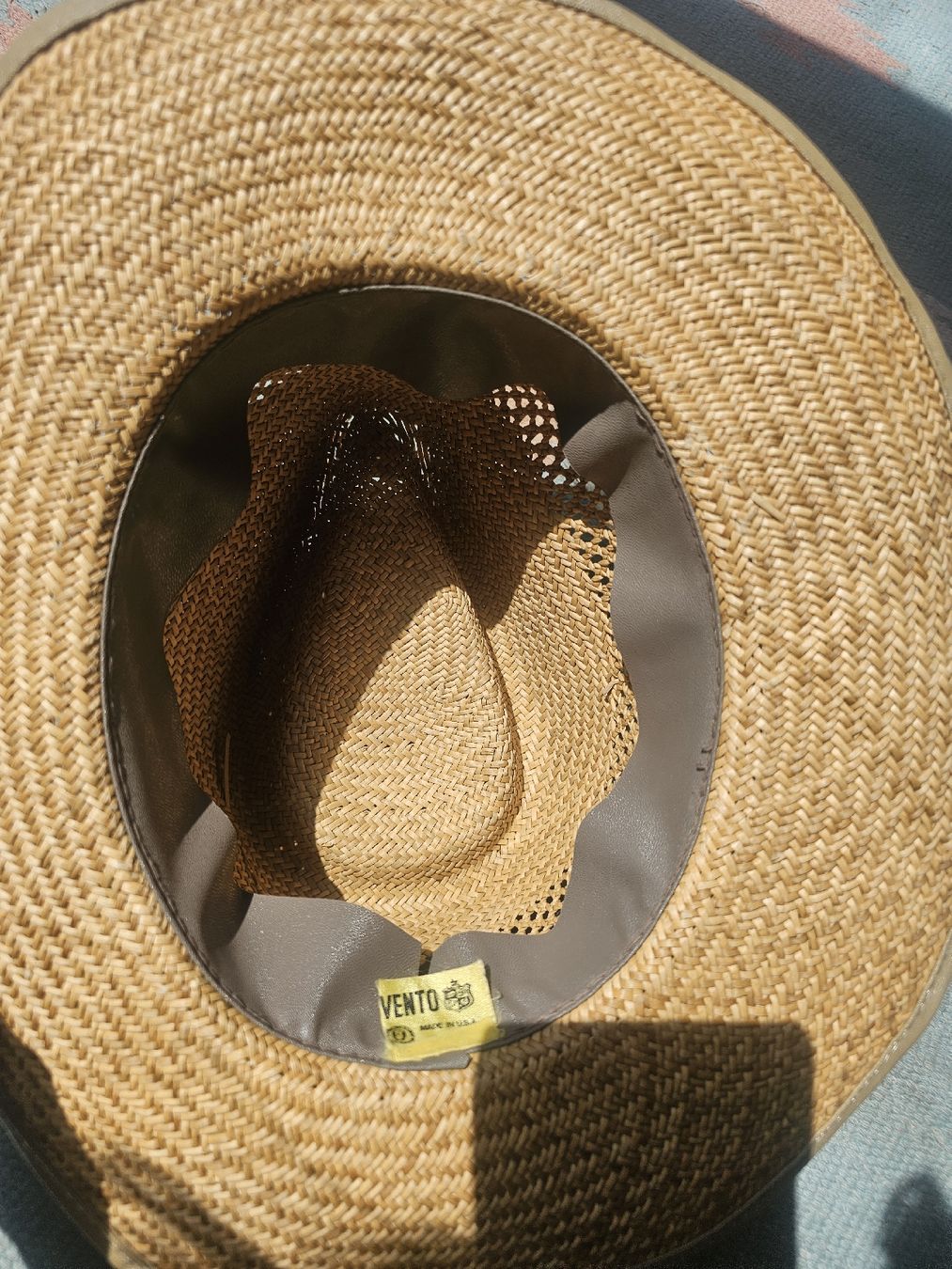Copricapi, berretti & cappellini: Vintage Vento Strohhut, Made in U.S.A. – Usato da Bassersdorf venduto da CorinneK36 1