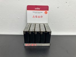 Neu Display Feuerzeug Schwarz (50x)