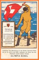 OLYMPIA BASEL-Fasnachtsges. - Mitwirkung d. Genfer Cent.1914