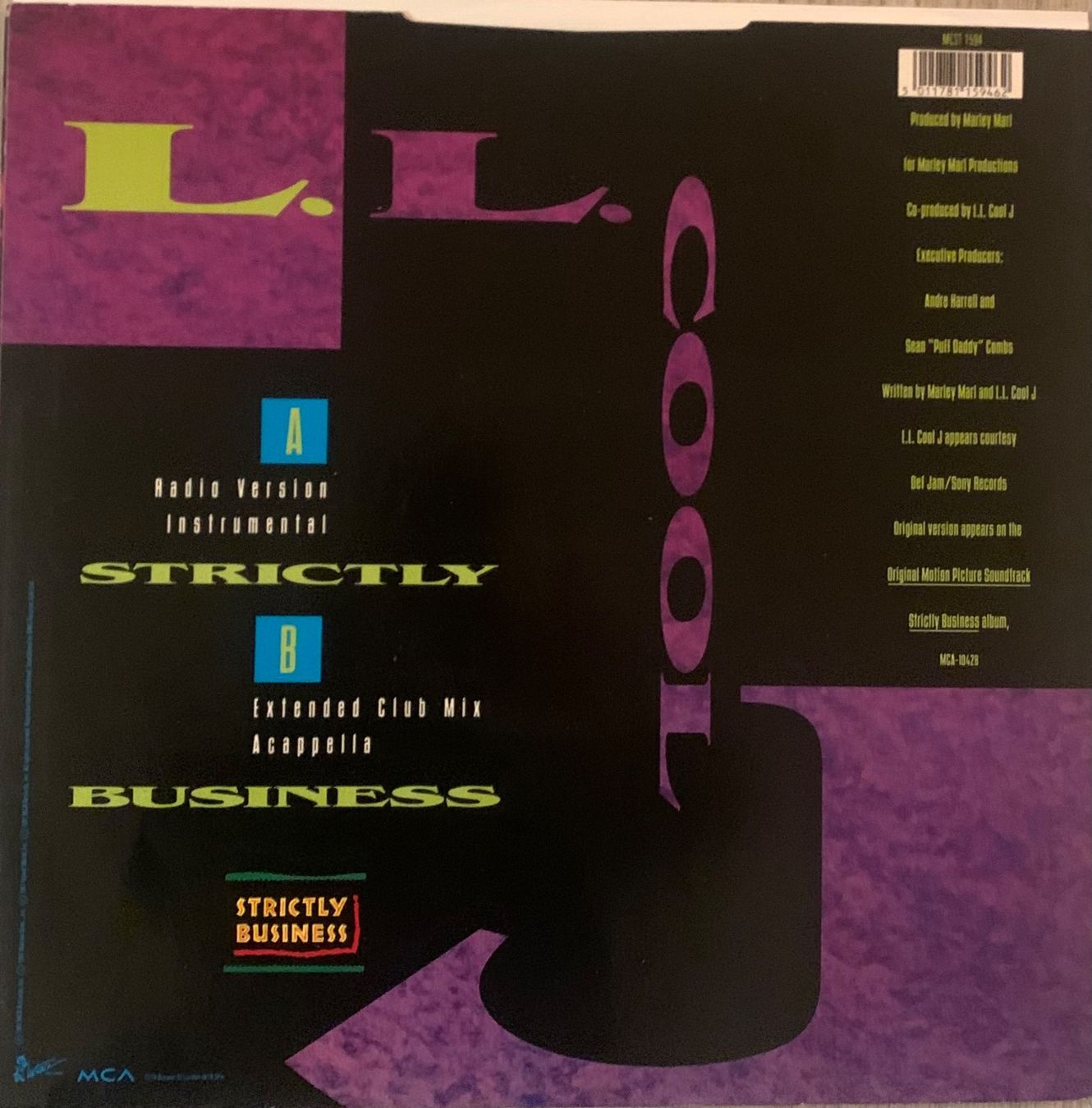 Dischi in vinile: LL COOL J - Strictly Business Maxi Lp 1991 – Usato da Mühlethal venduto da superfast78 1