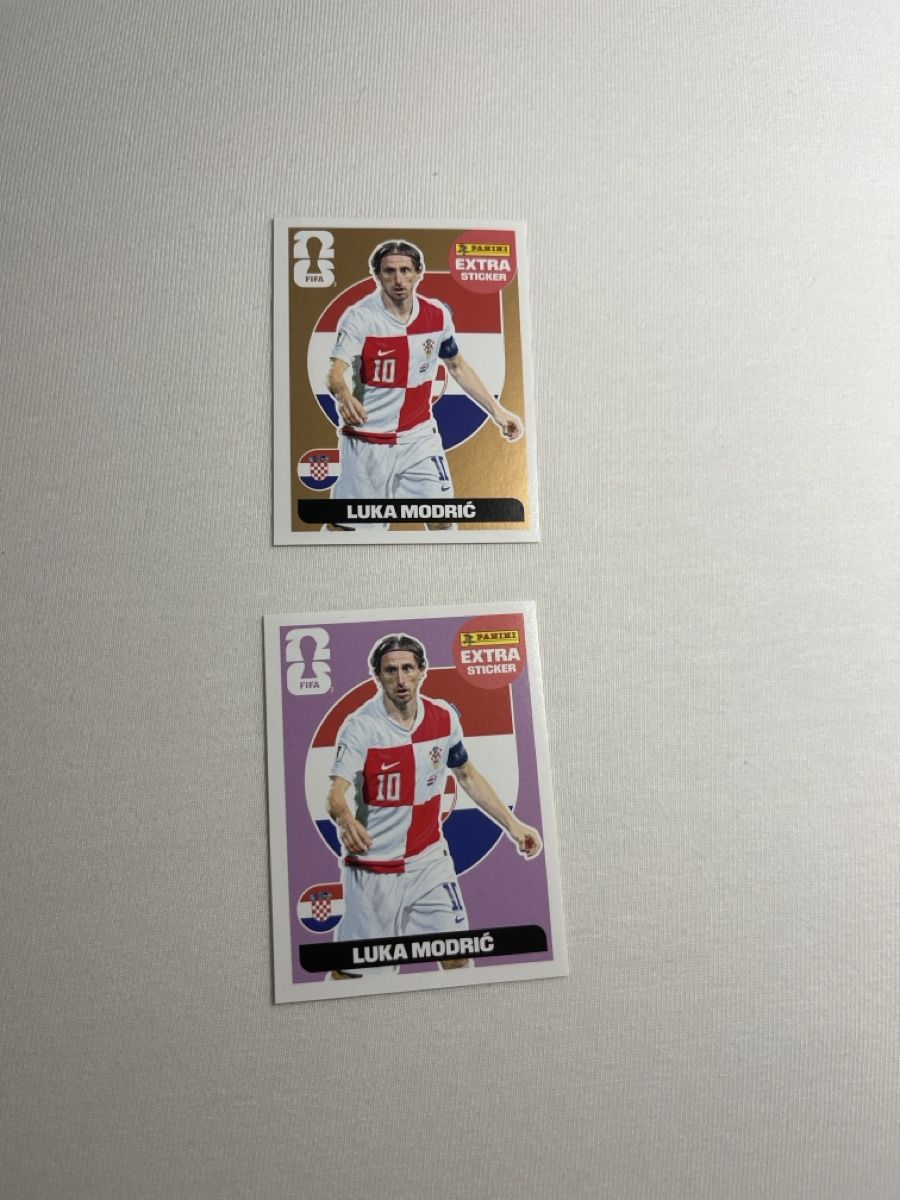 Panini Carte collezionabili: Luca Modrić lila, Bronze – Nuovo e nell'imballaggio originale da Zug venduto da Haegito