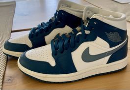 Nike Air Jordan Mid Sneaker blau weiss gr. 36,5