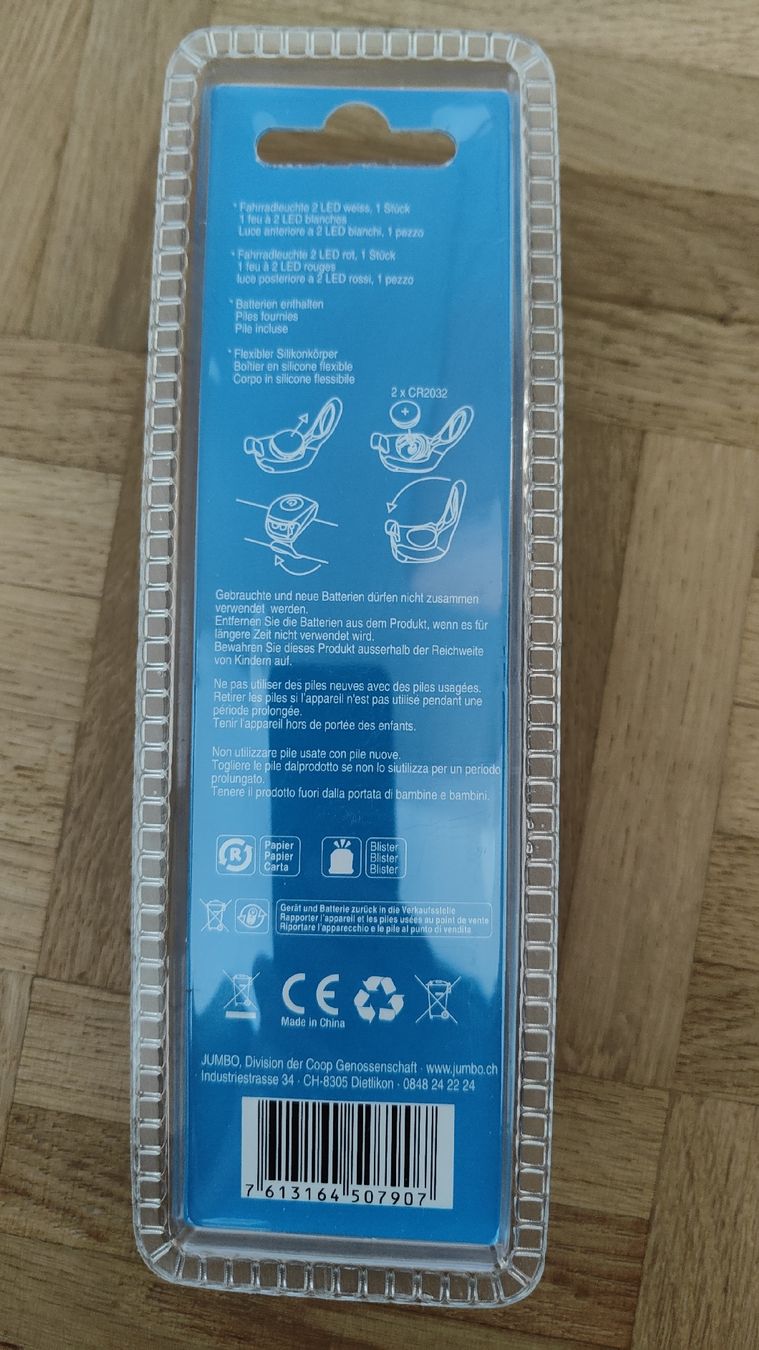 Lampade: LED Fahrradleuchte – Nuovo e nell'imballaggio originale da Bern venduto da jes_7mk2 1